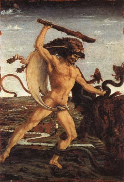 Antonio Pollaiolo Hercules and the Hydra Sweden oil painting art
